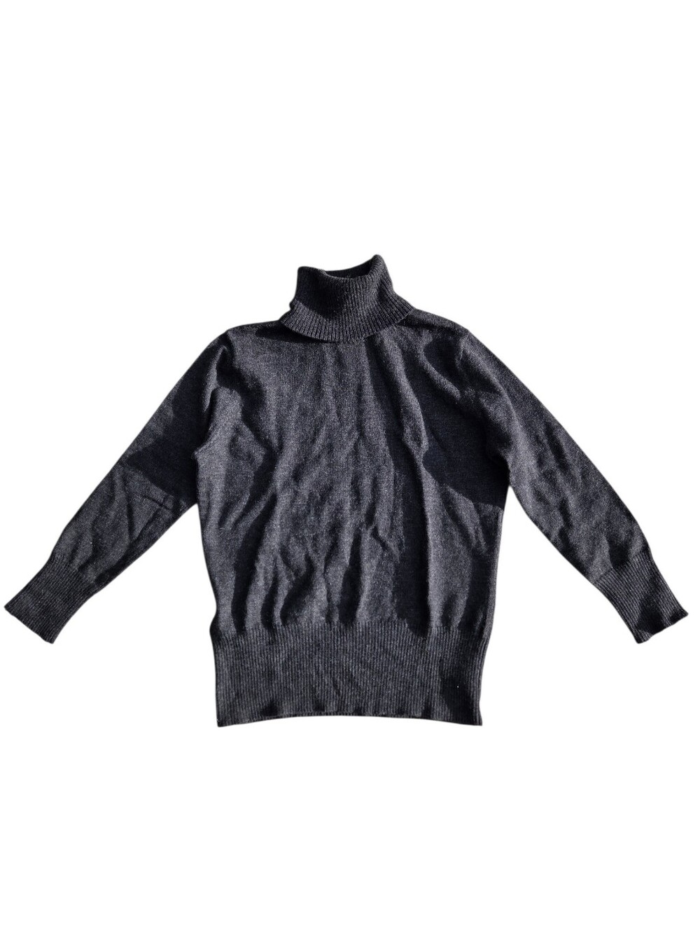 Banana Republic Vintage Merino Wool Gray Turtleneck Sweater. Size XS